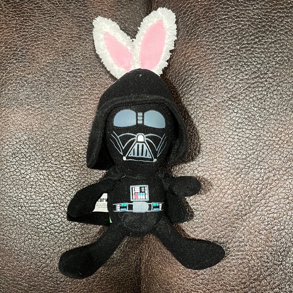 6” GALERIE STAR WARS DARTH VADER PLUSH EASTER BUNNY EARS STUFFED TOY - Picture 1 of 7